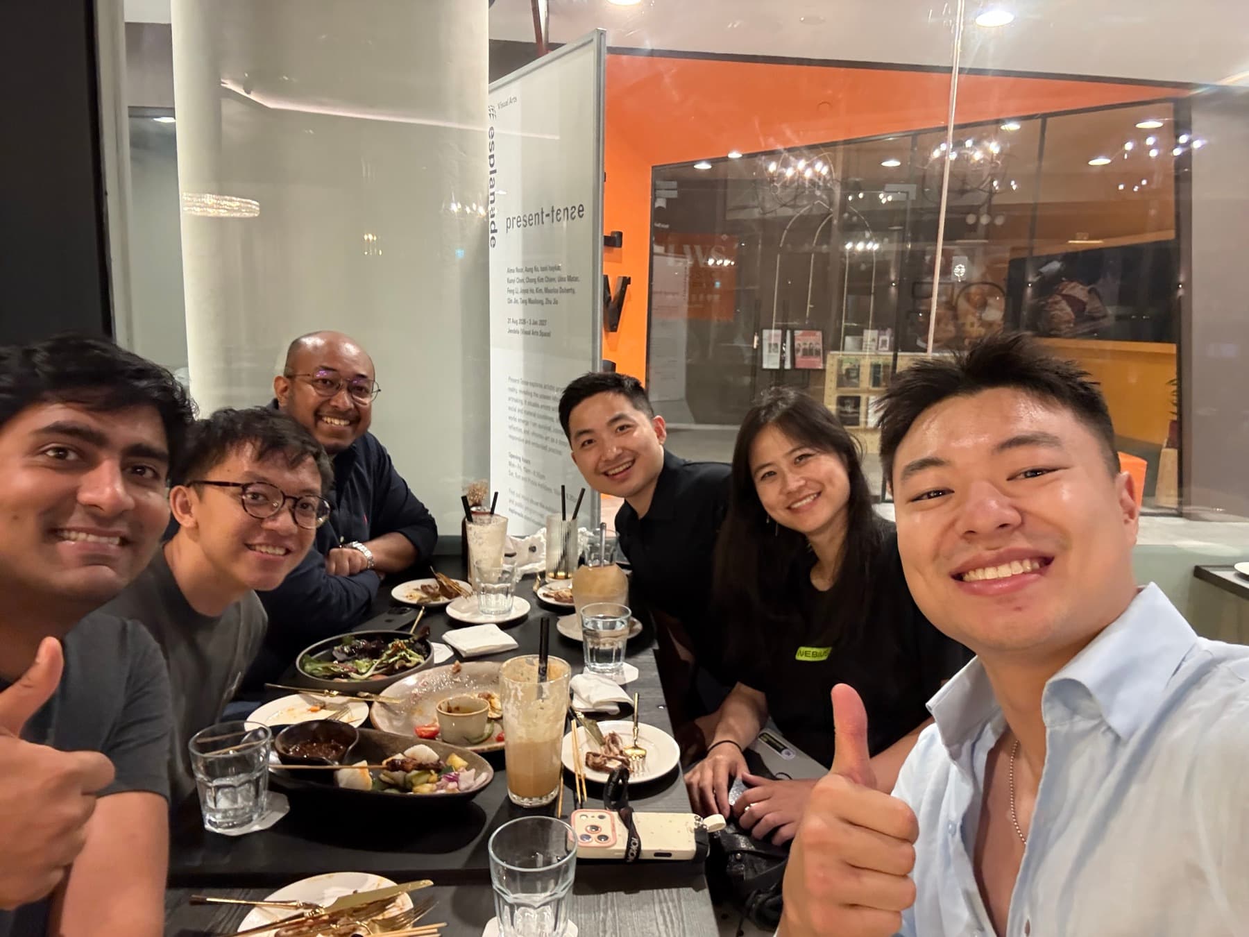 Dinner with the AI builder community in Singapore