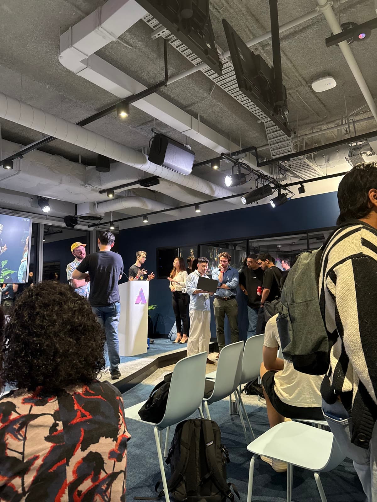 Networking at a Bon event