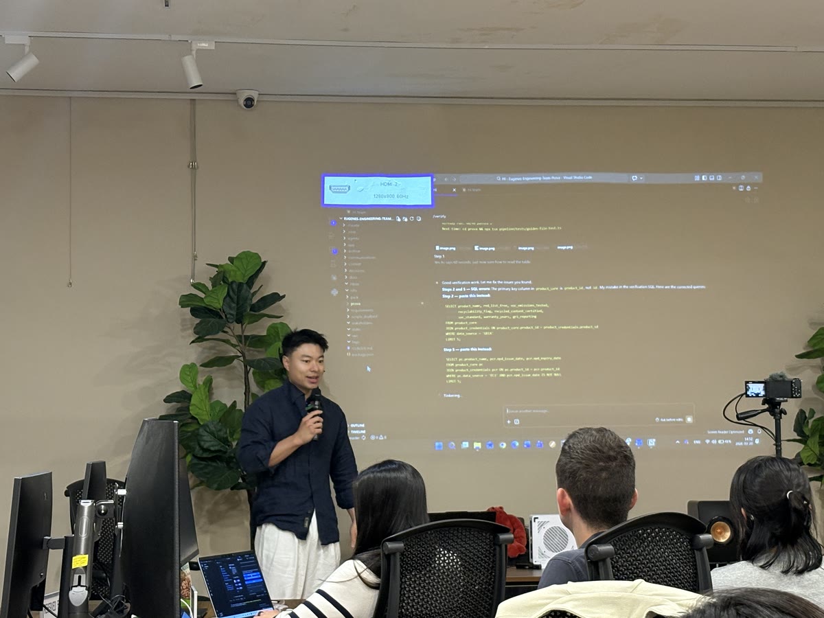 Teaching a hands-on AI build session